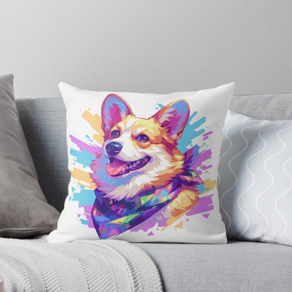 Item preview, Colorful Corgi designed and sold by MendaciousMina.