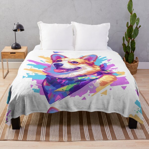 Item preview, Colorful Corgi designed and sold by MendaciousMina.