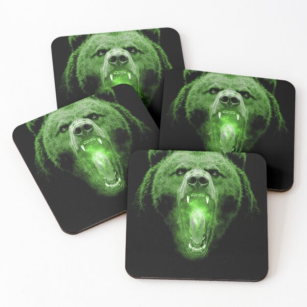 Item preview, Grizzly Bear Hike Camp Vintage Angry Brown Bear designed and sold by JRRTs.