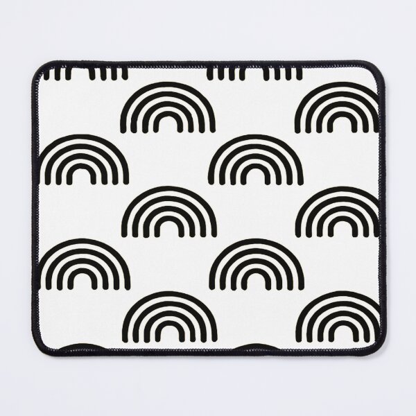 Item preview, Minimalist Black Rainbow Arches Pattern designed and sold by Owcomm.