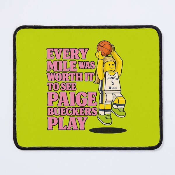 Item preview, LEGO Paige Bueckers WNBA Jump Shot Sticker designed and sold by CoachEkong.