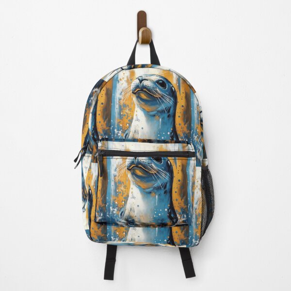 Item preview, Stunning Seal Painting for Home & Office designed and sold by LazyOwlStore.