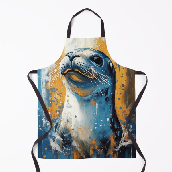 Item preview, Stunning Seal Painting for Home & Office designed and sold by LazyOwlStore.