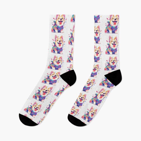 Item preview, Colorful Corgi designed and sold by MendaciousMina.