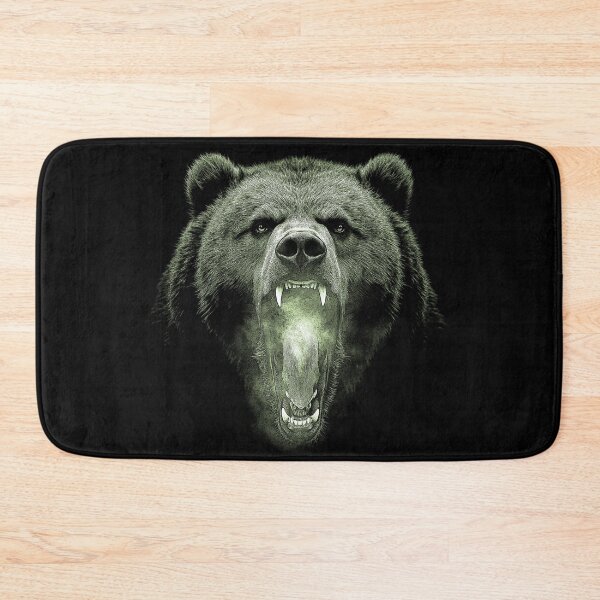 Item preview, Grizzly Bear Hike Camp Vintage Angry Brown Bear designed and sold by JRRTs.