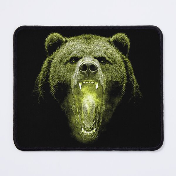 Item preview, Grizzly Bear Hike Camp Vintage Angry Brown Bear designed and sold by JRRTs.