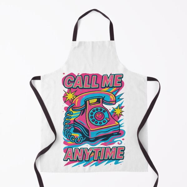 Item preview, Retro Neon Phone – Call Me Anytime designed and sold by Cherry Glow.