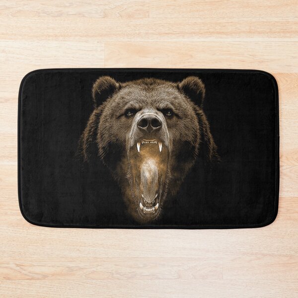 Item preview, Grizzly Bear Hike Camp Vintage Angry Brown Bear designed and sold by JRRTs.