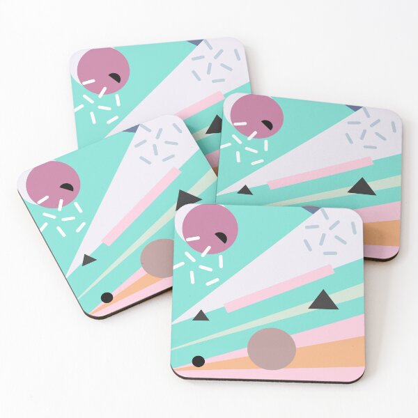 Item preview, Retro Geometric Print – Colorful Abstract Mid-Century Modern Design designed and sold by Agni Designs.