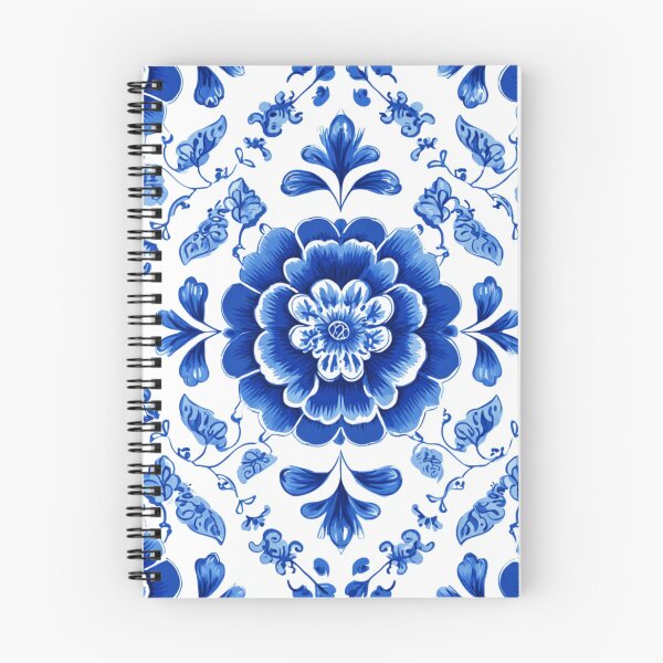 Item preview, Royal Delft Blue Flowers Pattern designed and sold by GrinGalore.