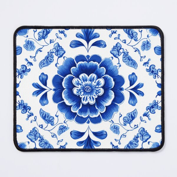 Item preview, Royal Delft Blue Flowers Pattern designed and sold by GrinGalore.