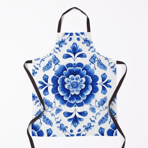 Item preview, Royal Delft Blue Flowers Pattern designed and sold by GrinGalore.