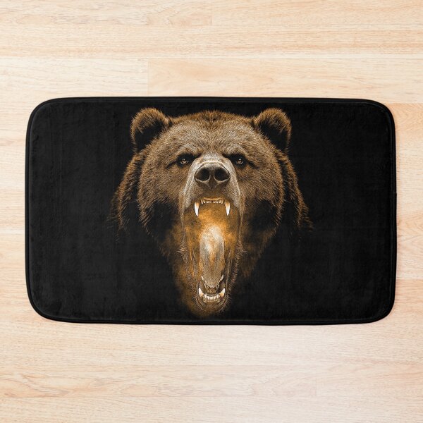 Item preview, Grizzly Bear Hike Camp Vintage Angry Brown Bear designed and sold by JRRTs.
