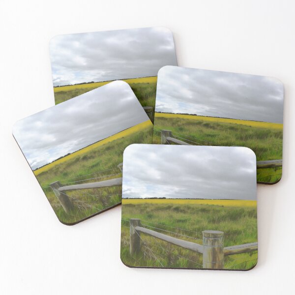 Item preview, Canola Fenced In  designed and sold by Yolanda Caporn Art.