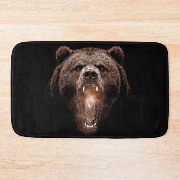 Item preview, Grizzly Bear Hike Camp Vintage Angry Brown Bear designed and sold by JRRTs.