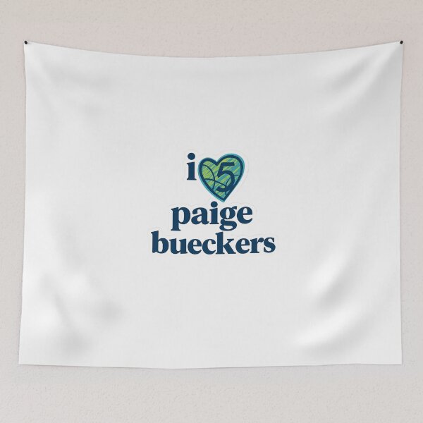 Item preview, I Love Paige Bueckers Sticker WNBA Dallas Wings designed and sold by CoachEkong.