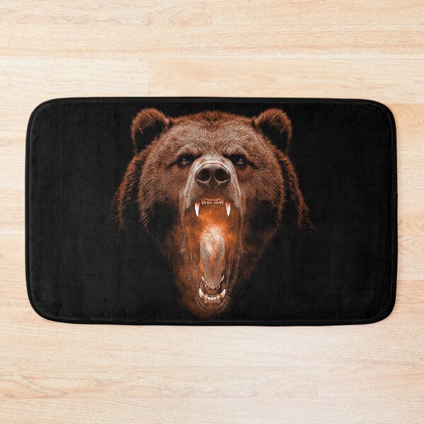 Item preview, Grizzly Bear Hike Camp Vintage Angry Brown Bear designed and sold by JRRTs.