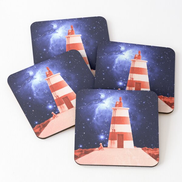 Item preview, Cosmic Lighthouse - Vintage Space Surrealism designed and sold by Soronelite.