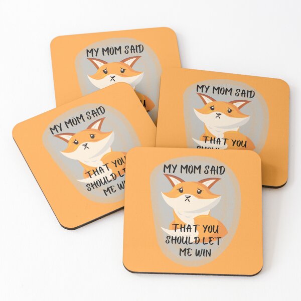 Item preview, Silly Fox Cartoon Funny Phrase Sad Animals designed and sold by TackyTime.