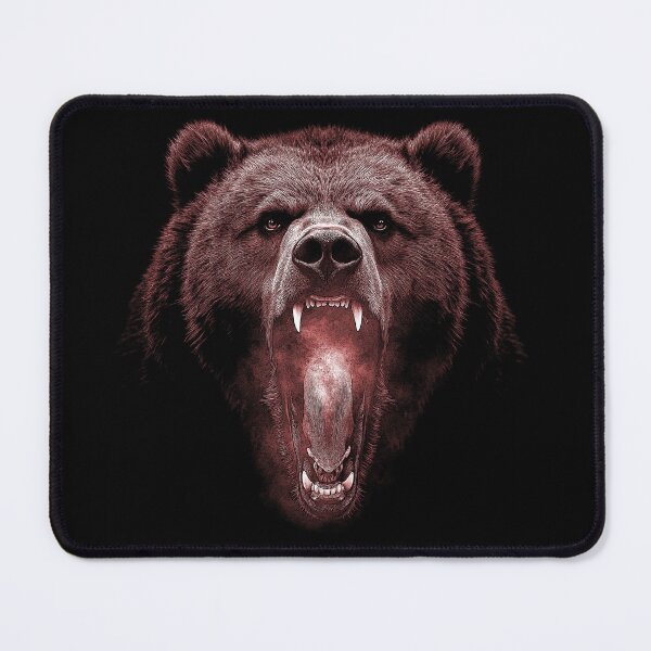 Item preview, Grizzly Bear Hike Camp Vintage Angry Brown Bear designed and sold by JRRTs.