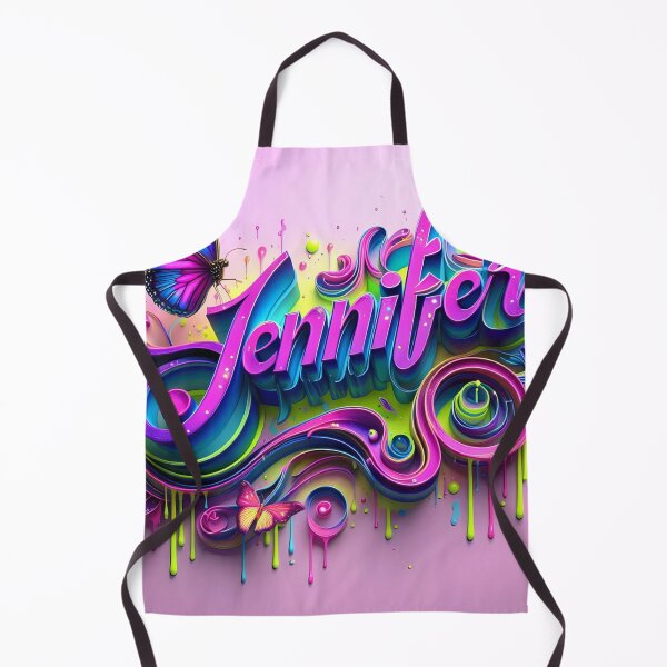 Item preview, Jennifer in Bloom: Dreamy Butterfly Name Art designed and sold by aminz4.