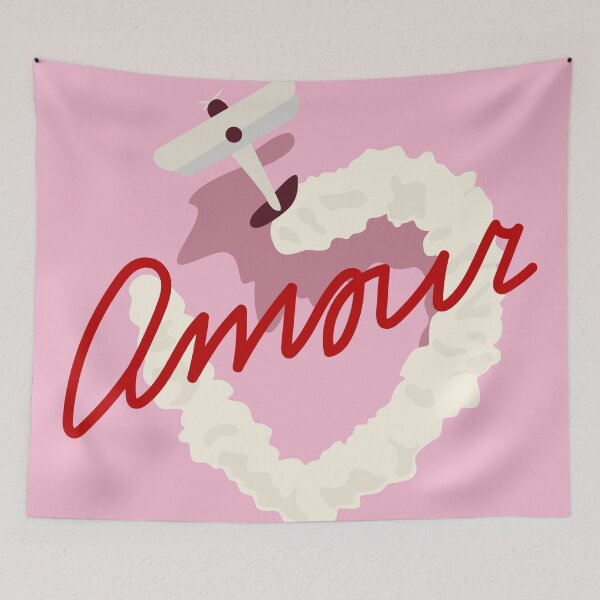 Item preview, Romantic amour pink art designed and sold by Luamor.