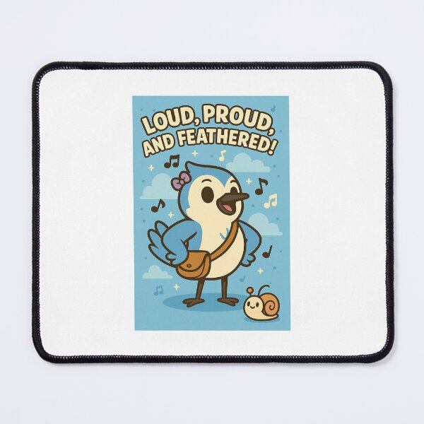 Item preview, Loud, Proud, and Feathered designed and sold by prismnyc.