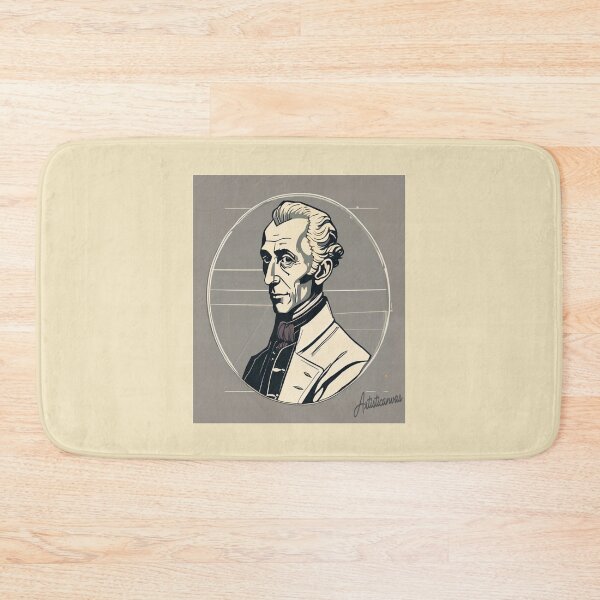 Item preview, "Immanuel Kant's Stylized Portrait: Modern Fusion of Classicism and Contemporary Graphics" designed and sold by Artisticanvas.