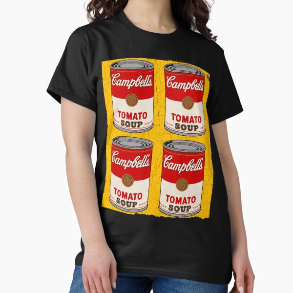 3stylercollection Campbell's T-shirt voor heren - Andy Warhol - Famous Soup - Pop Art - wit - Large 3stylercollection Campbell's T-shirt voor heren - Andy Warhol - Famous Soup - Pop Art - wit - Large