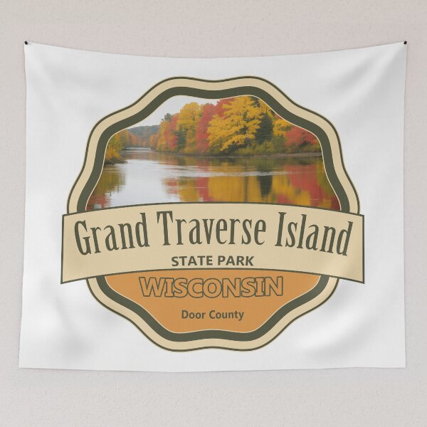 Item preview, Grand Traverse Island State Park, Door County, Wisconsin designed and sold by Wanderful-roads.