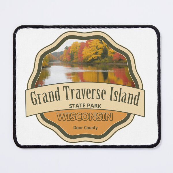Item preview, Grand Traverse Island State Park, Door County, Wisconsin designed and sold by Wanderful-roads.