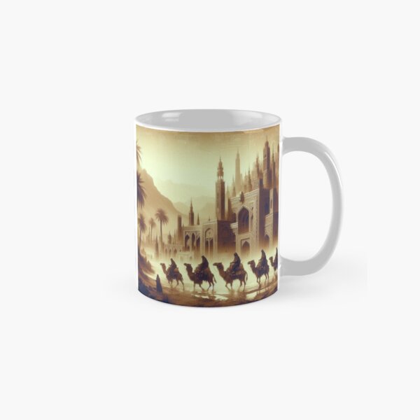 Item preview, Tuareg Nomads on Camelback (Sepia style) designed and sold by PrintAfricanArt.