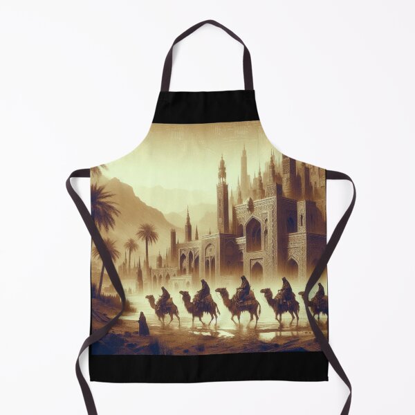 Item preview, Tuareg Nomads on Camelback (Sepia style) designed and sold by PrintAfricanArt.