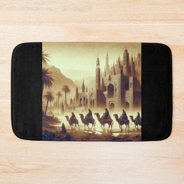 Item preview, Tuareg Nomads on Camelback (Sepia style) designed and sold by PrintAfricanArt.