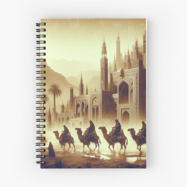 Item preview, Tuareg Nomads on Camelback (Sepia style) designed and sold by PrintAfricanArt.