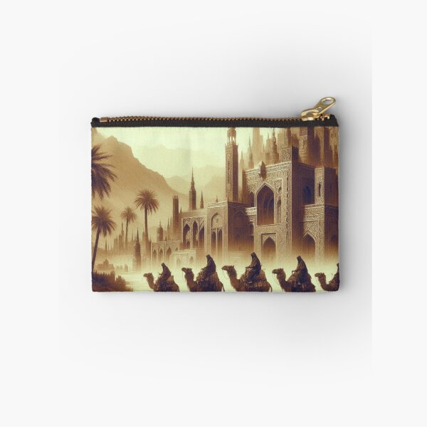 Item preview, Tuareg Nomads on Camelback (Sepia style) designed and sold by PrintAfricanArt.