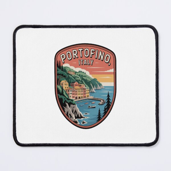 Item preview, Portofino Italy Vintage Adventure Patch Sticker designed and sold by stickercuffs.