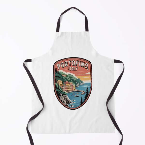 Item preview, Portofino Italy Vintage Adventure Patch Sticker designed and sold by stickercuffs.