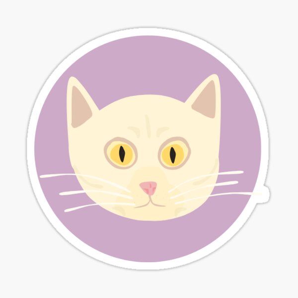 Item preview, Cat - Pale Orange designed and sold by Josey Elrod.
