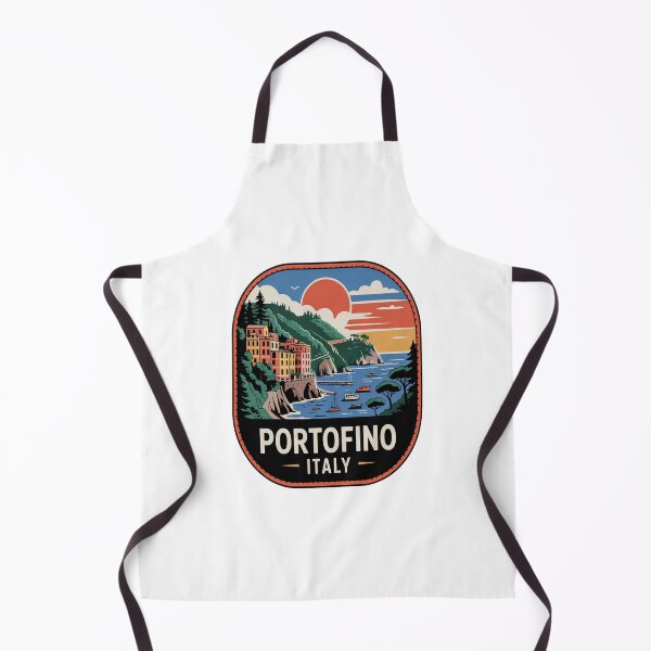Item preview, Portofino Italy Vintage Adventure Patch Sticker designed and sold by stickercuffs.