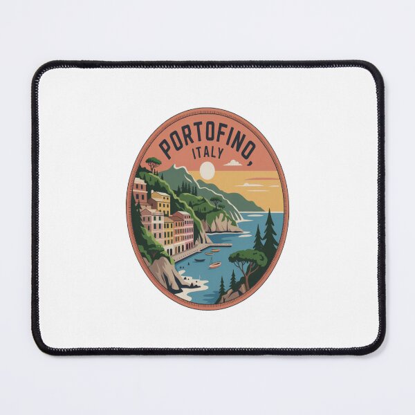 Item preview, Portofino Italy Vintage Adventure Patch Sticker designed and sold by stickercuffs.
