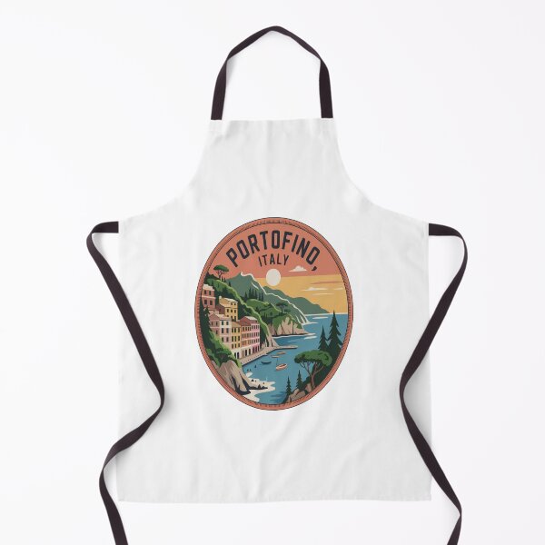 Item preview, Portofino Italy Vintage Adventure Patch Sticker designed and sold by stickercuffs.