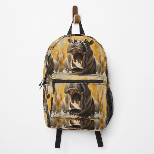 Item preview, Stunning Hippopotamus Painting for Home & Office designed and sold by LazyOwlStore.