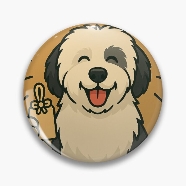 Item preview, Cute Sheepadoodle Good Karma Dog Lucky Mom Dad Kids designed and sold by FurryHavenPH.