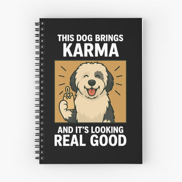 Item preview, Cute Sheepadoodle Good Karma Dog Lucky Mom Dad Kids designed and sold by FurryHavenPH.
