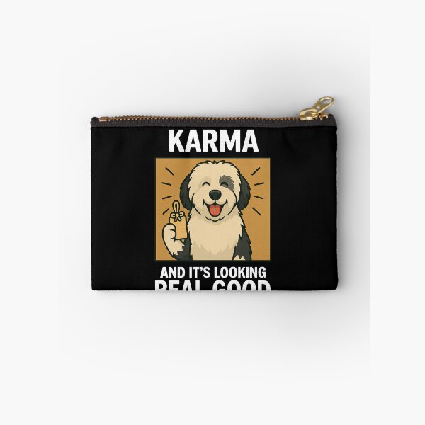 Item preview, Cute Sheepadoodle Good Karma Dog Lucky Mom Dad Kids designed and sold by FurryHavenPH.