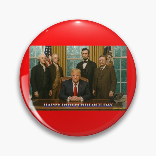 Item preview, Independence Day with the Presidents designed and sold by EyeMagined.
