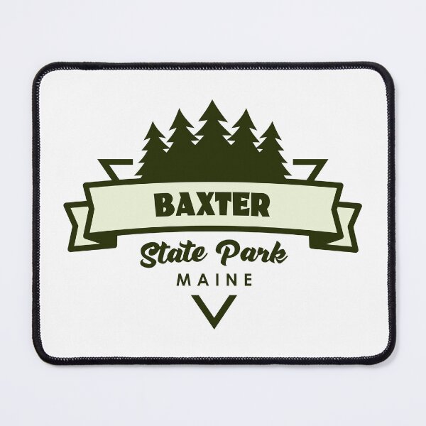 Item preview, Baxter State Park Maine Trees And Ribbon designed and sold by bivenart.