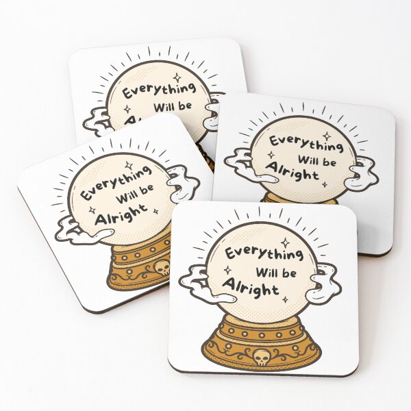 Item preview, Crystal Ball - Everything Will Be Alright  designed and sold by HuesMeows.