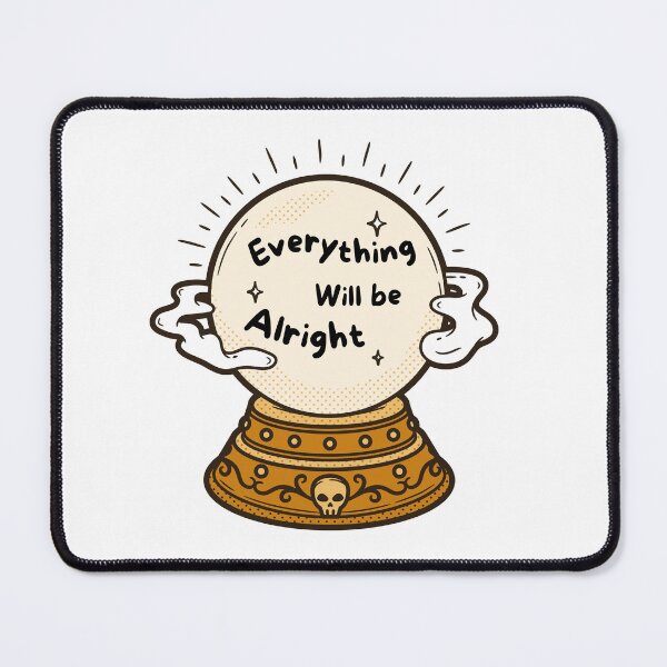 Item preview, Crystal Ball - Everything Will Be Alright  designed and sold by HuesMeows.